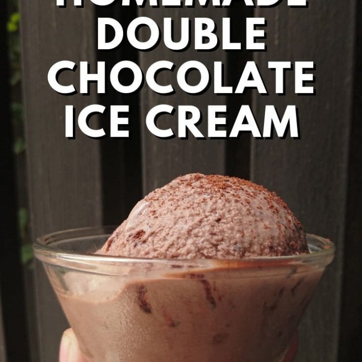 homemade double chocolate ice cream recipe