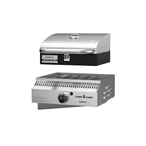 Camp Chef Sidekick Sear - Includes BBQ Box for Pellet Grill - Accessory for Outdoor Cooking - Sear & Grill with Ease - 14