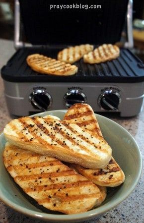 panini garlic bread