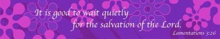 Lamentations 3-26
