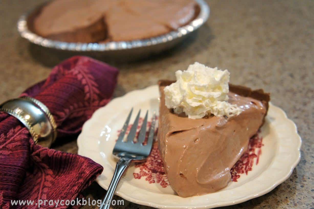 Healthified Triple Chocolate Pie