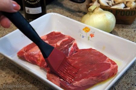 Oil steaks