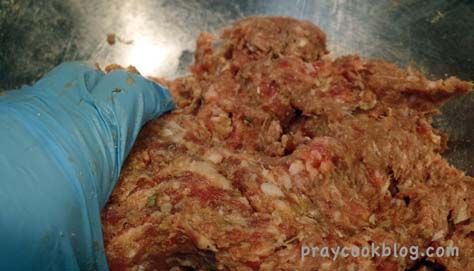 Blend the meat