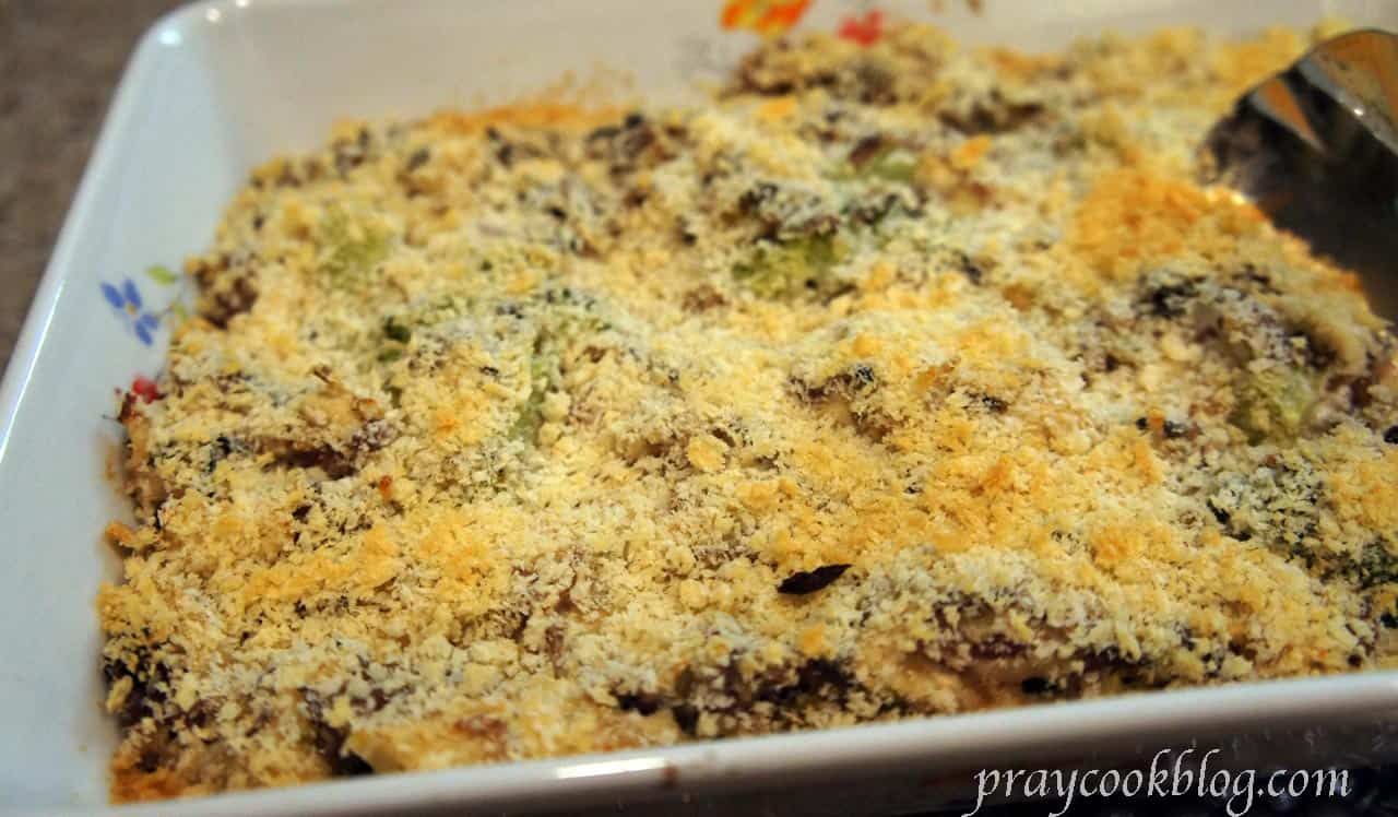 Healthified Chicken and Wild Rice Casserole
