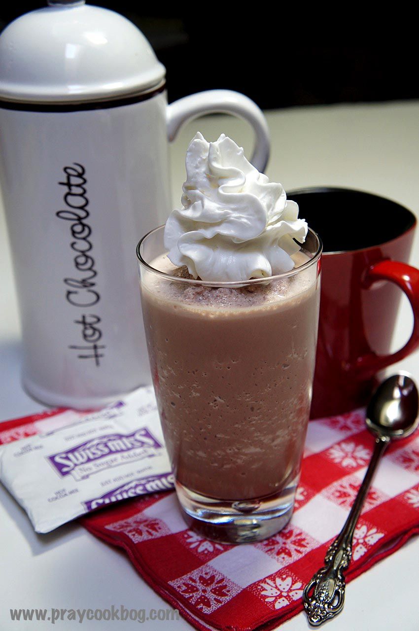 Frozen Hot Chocolate & Good-Bye July