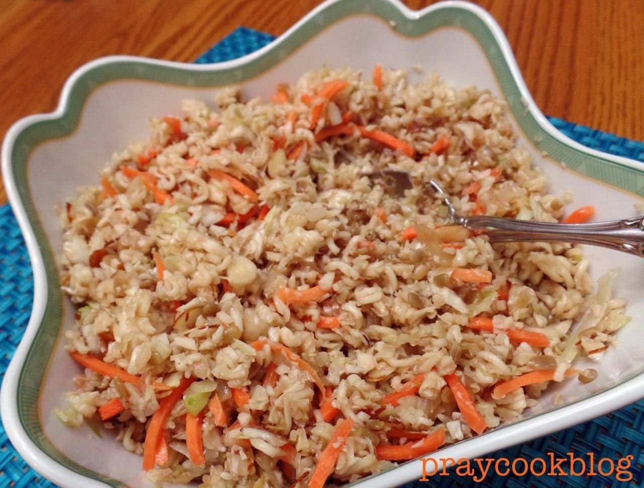 My first blog post and  Asian Slaw!