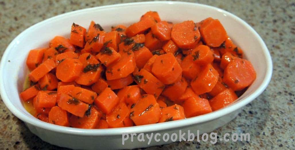 Pan Fried Steak and Carrots in Lemon-Parsley Butter