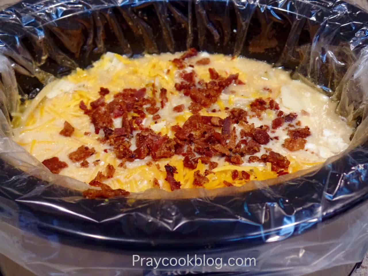 Crock Pot Creamy Chicken Spaghetti