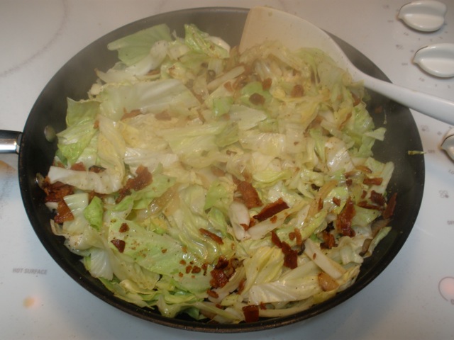 fried cabbage