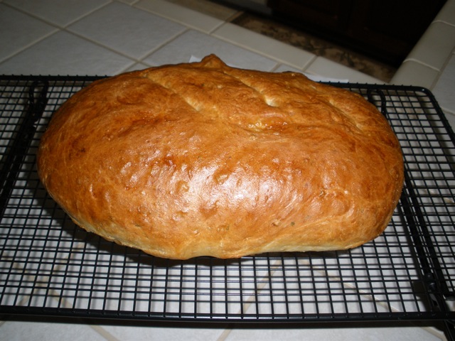 Italian Bread Cooling