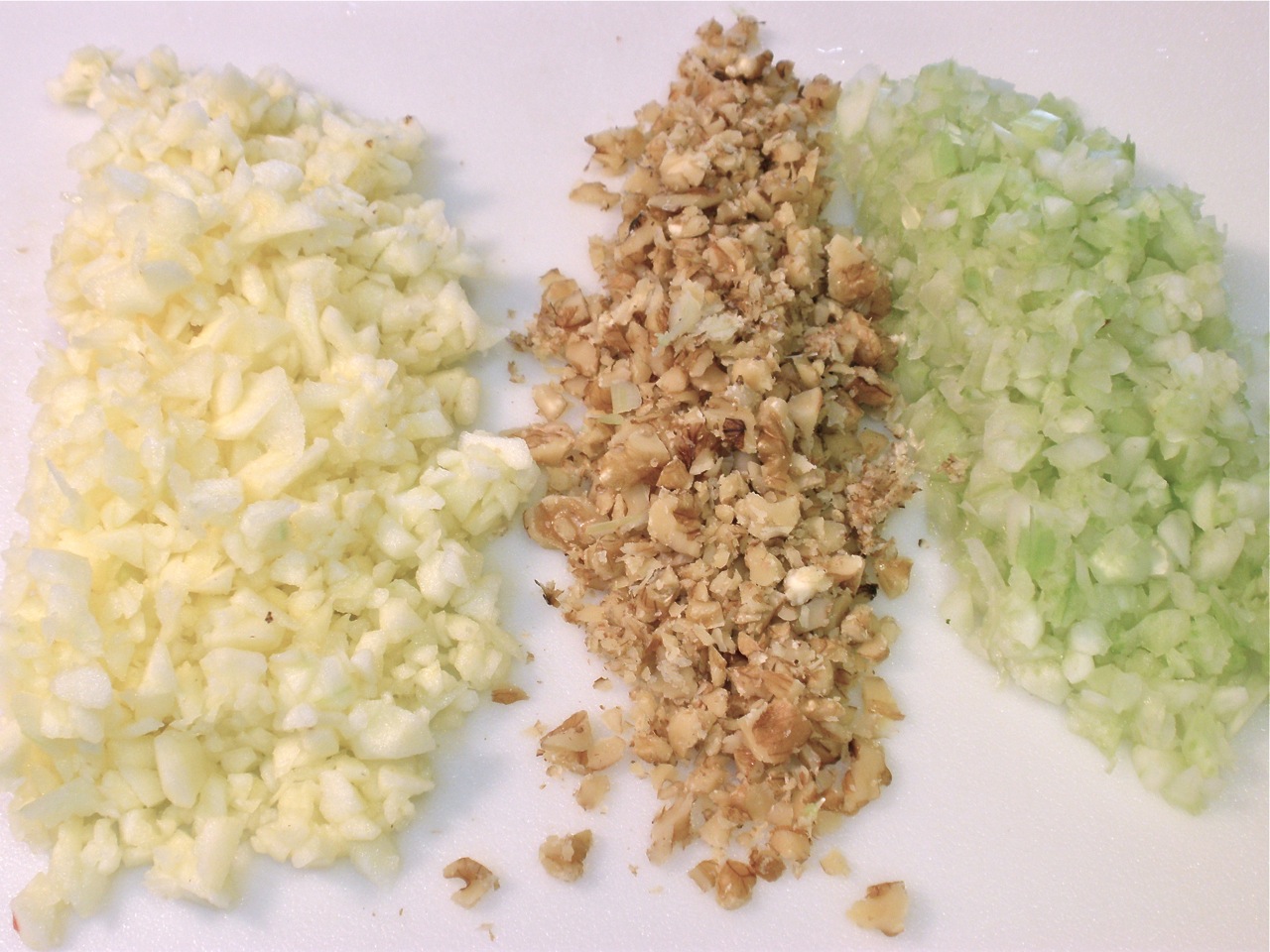 apples walnuts and celery