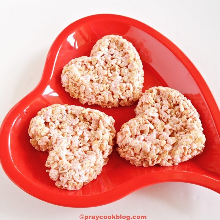 valentine rice krispie treat