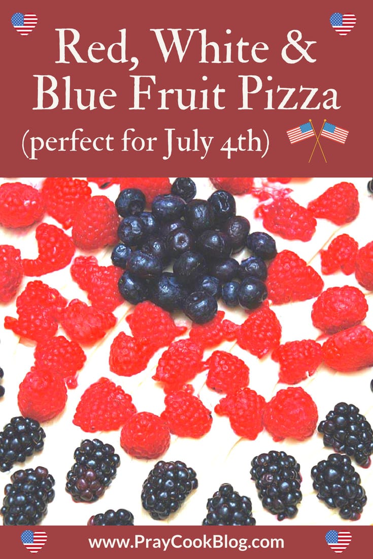 red white blue fruit pizza july 4th