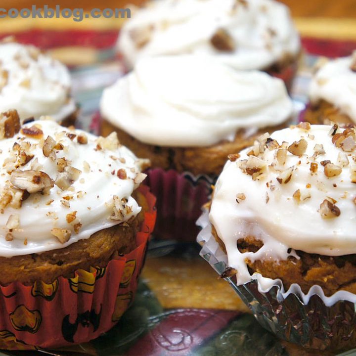 Two Ingredient Pumpkin Spice Cupcakes