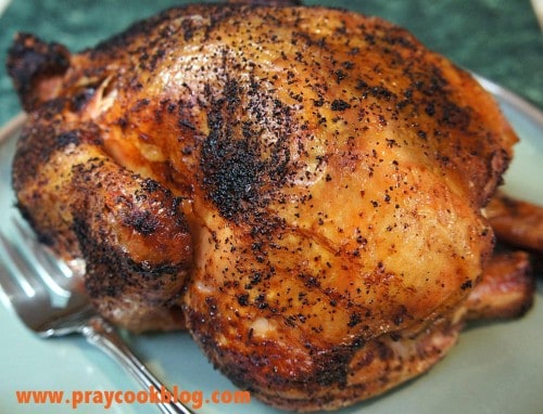 baked roast chicken