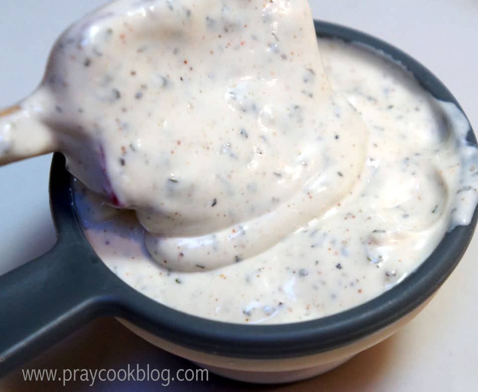 Homemade Ranch Dressing {Just Chill & Serve!} - Spend With Pennies