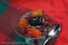 fruit compote single