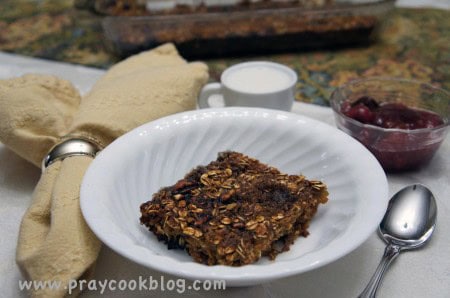 baked oatmeal healthified