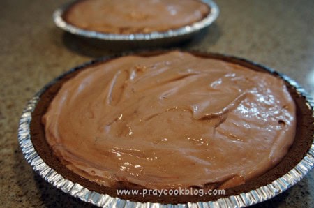 chocolate pie x 2