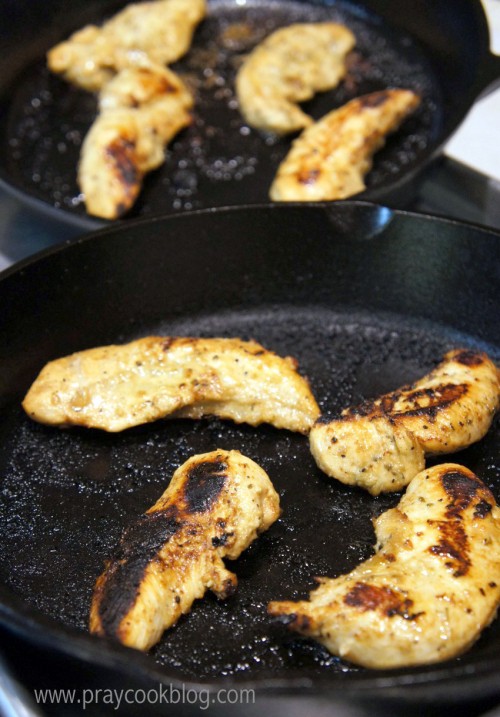 grilling chicken cast iron