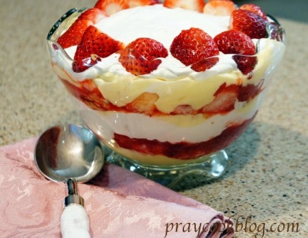 strawberry trifle