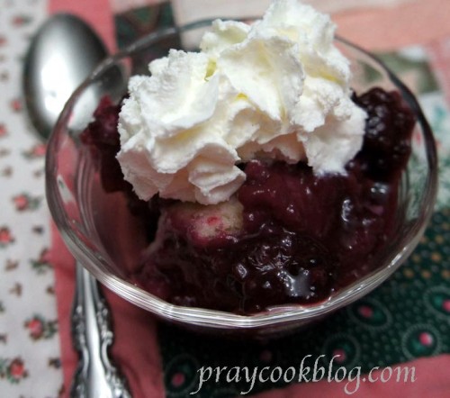 Blackberry Dumplings Healthified - Pray Cook Blog