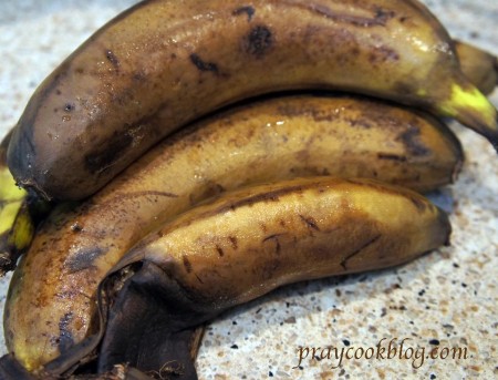 Over-ripe bananas