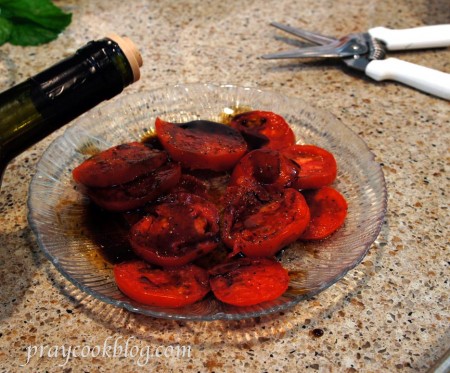 TWD balsamic tomatoes