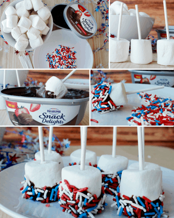 redwhiteblue marshmallows