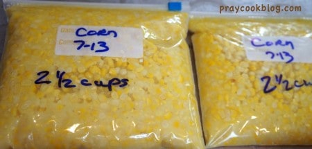 Bagged corn