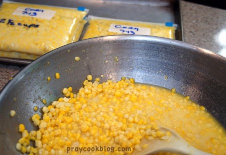 bagging the corn