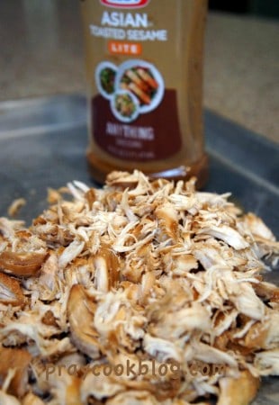 asian shredded chicken