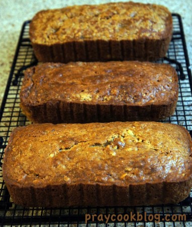 3 loaves banana bread