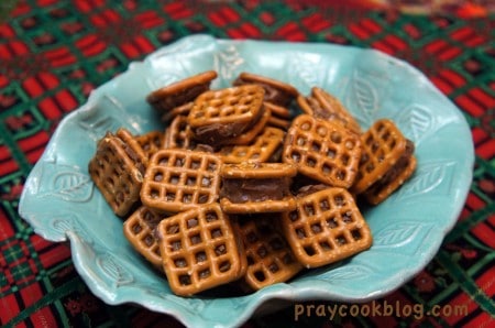 bowl of pretzels sweet salty