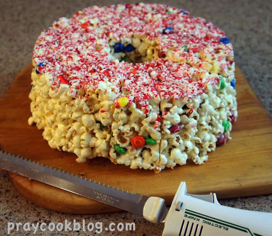 Double Caramel Popcorn Cake - British Bakels