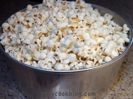 popcorn in angel pan