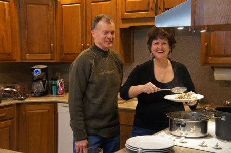 Catherine and Russ Supper