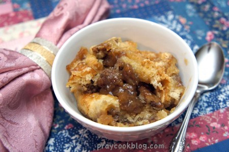 pecan cobbler upclose