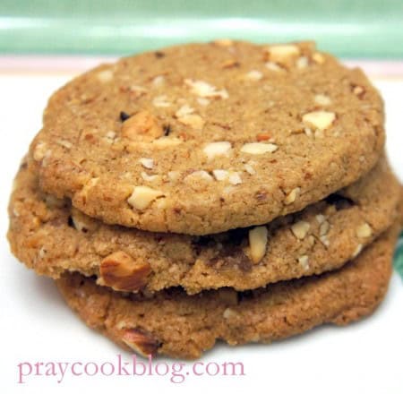 ww almond butter cookie