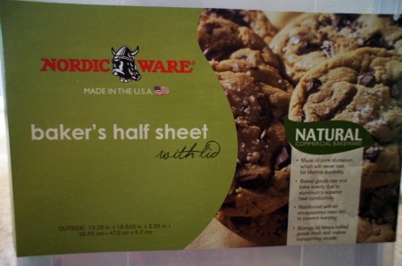 bakers half sheet label