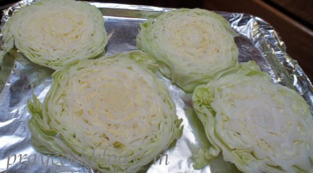 sliced cabbage