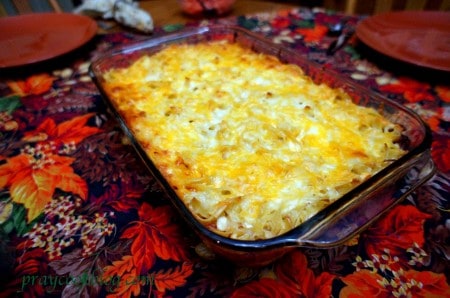 Divine Casserole tabled