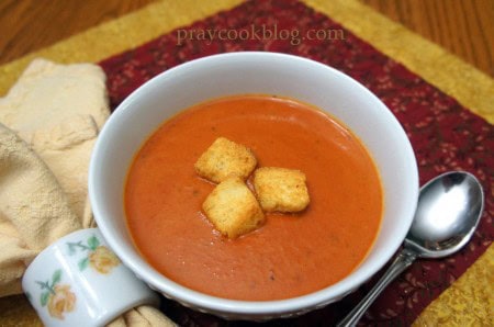 fresh tomato basil soup