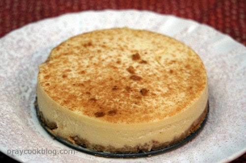 tiramisu cheesecake down