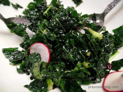 Kale Salad upclose