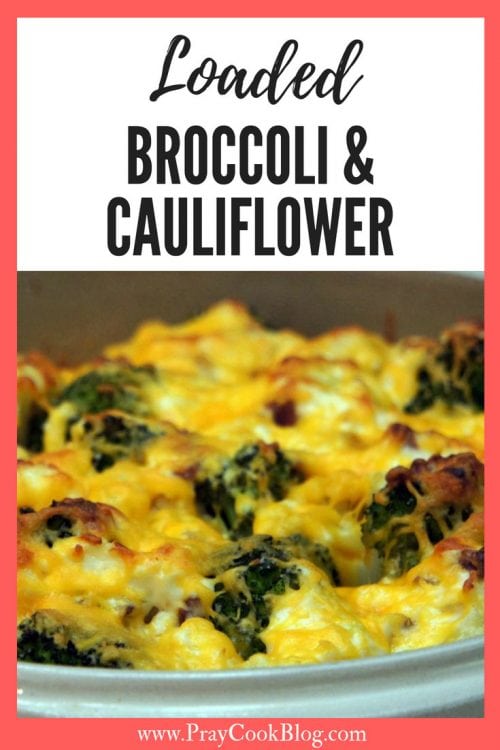 Loaded Broccoli and Cauliflower Cooking