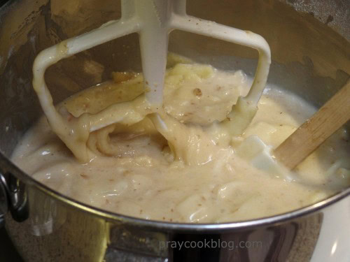 apple flop cake batter