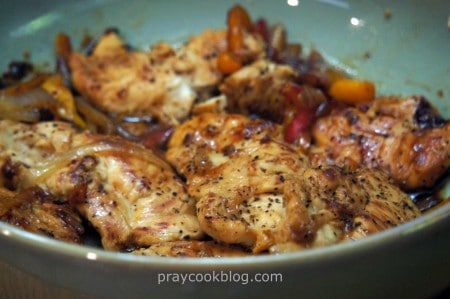 Honeyed Sweet Pepper Chicken