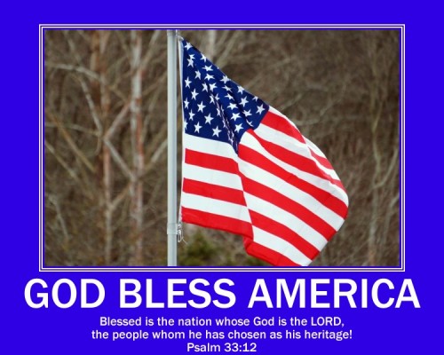 God Bless America Psalm 33-12