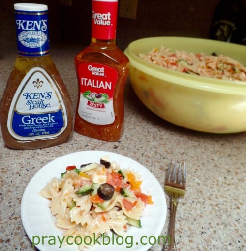 Greek and Italian Dressing for Pasta Salad